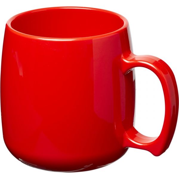 Classic300mlplasticmug Red