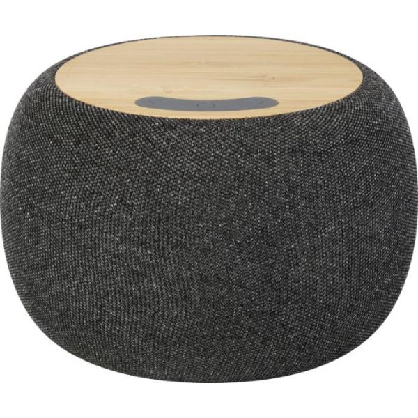 Ecofiberbamboo R P E T Bluetoothspeakerandwirelesschargingpad Natural Grey