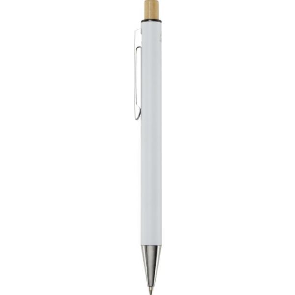 Recycledaluminiumballpointpen White