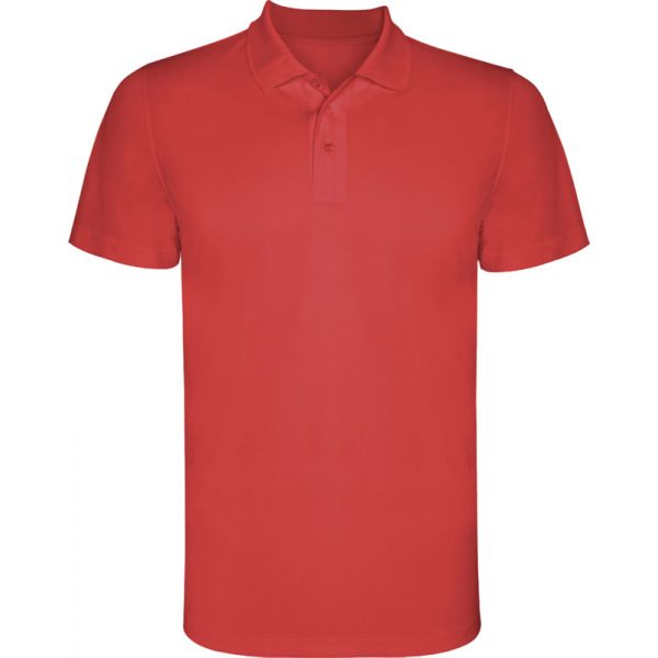Shortsleevemenssportspolo Red